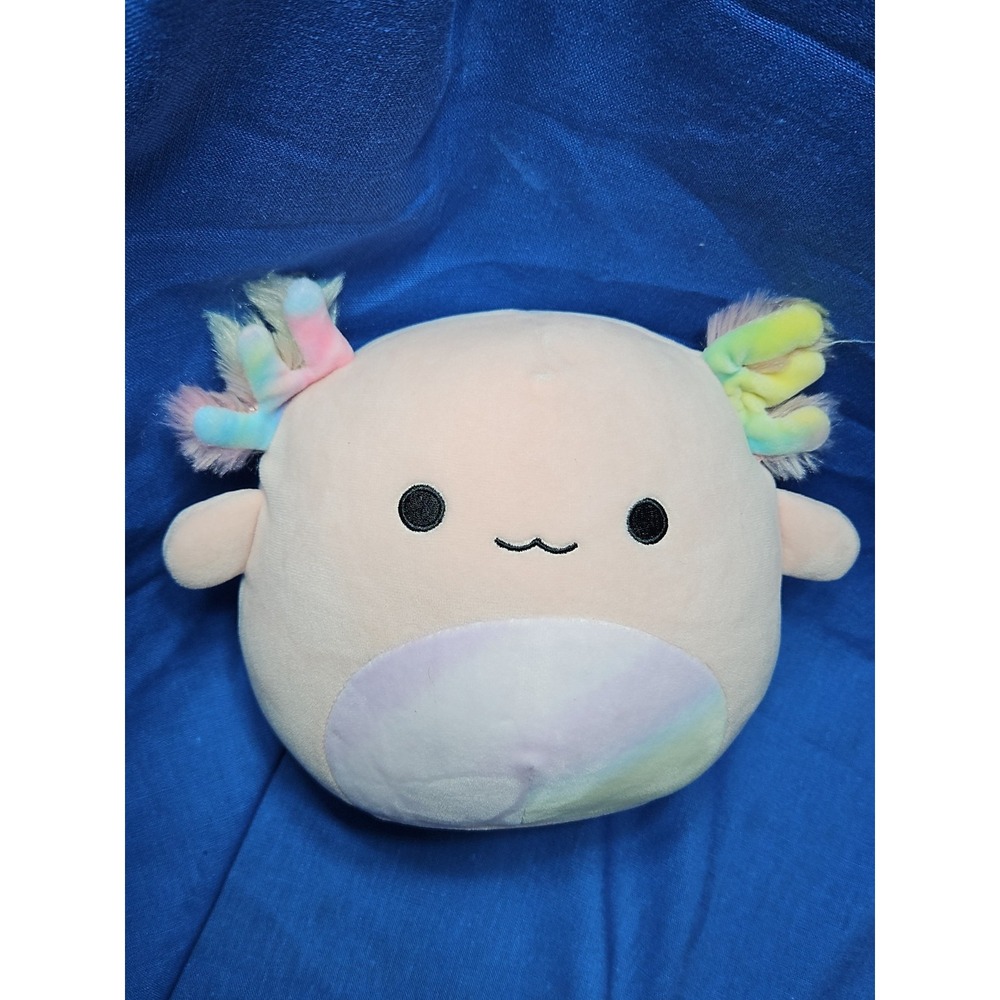Squishmallow Archie The Axolotl Sea Life Pink Pastel Rainbow Plush 7"